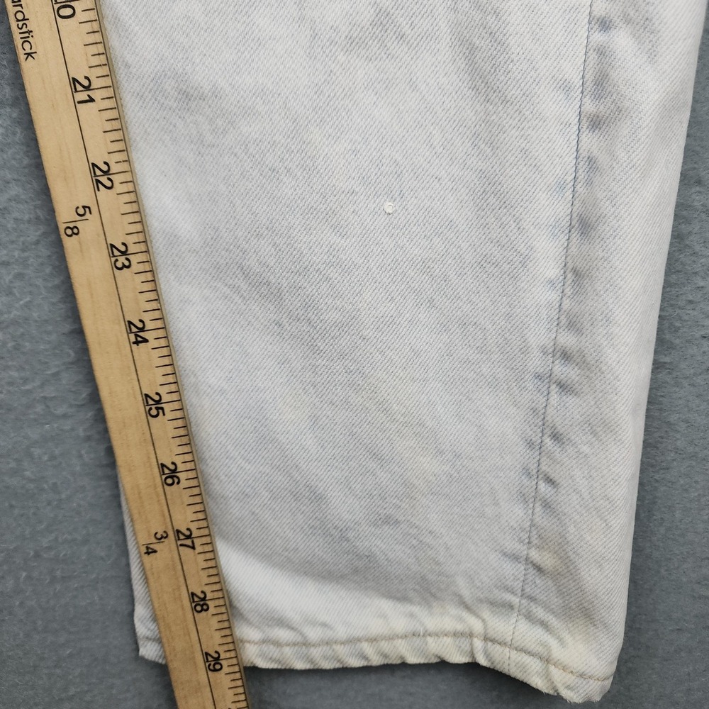 Vintage Levis 505 Jeans Men 32x30 (30x29) Light Wash Blue Straight Denim USA 90s - Picture 11 of 15
